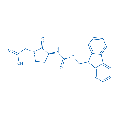 (S)-2-(3-((((9H-Fluoren-9-yl)methoxy)carbonyl)amino)-2-oxopyrrolidin-1-yl)acetic acid