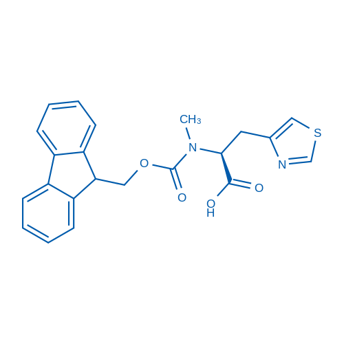 (S)-2-((((9H-Fluoren-9-yl)methoxy)carbonyl)(methyl)amino)-3-(thiazol-4-yl)propanoic acid