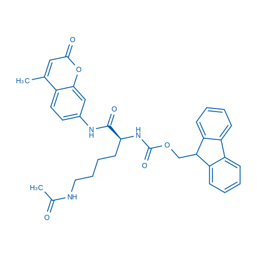 (9H-Fluoren-9-yl)methyl (S)-(6-acetamido-1-((4-methyl-2-oxo-2H-chromen-7-yl)amino)-1-oxohexan-2-yl)carbamate