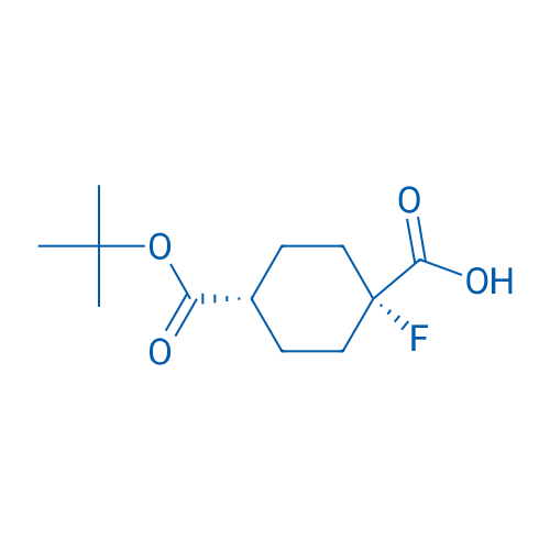 cis-4-(tert-Butoxycarbonyl)-1-fluorocyclohexane-1-carboxylic acid