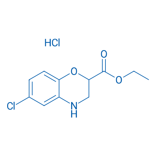 Ethyl 6-chloro-3,4-dihydro-2H-benzo[b][1,4]oxazine-2-carboxylate hydrochloride