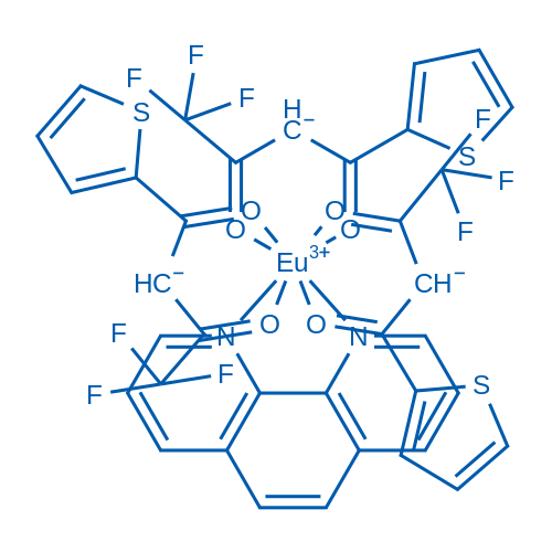 (1,10-Phenanthroline-κN1,κN10)tris[4,4,4-trifluoro-1-(2-thienyl)-1,3-butanedionato-κO1,κO3]europium