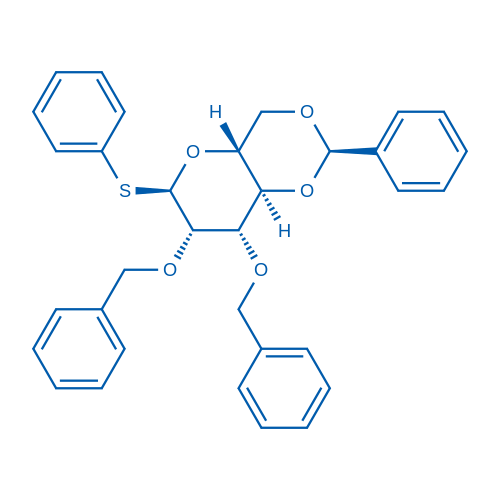 (2R,4AR,6R,7S,8S,8aR)-7,8-bis(benzyloxy)-2-phenyl-6-(phenylthio)hexahydropyrano[3,2-d][1,3]dioxine