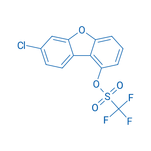 7-Chlorodibenzo[b,d]furan-1-yl trifluoromethanesulfonate