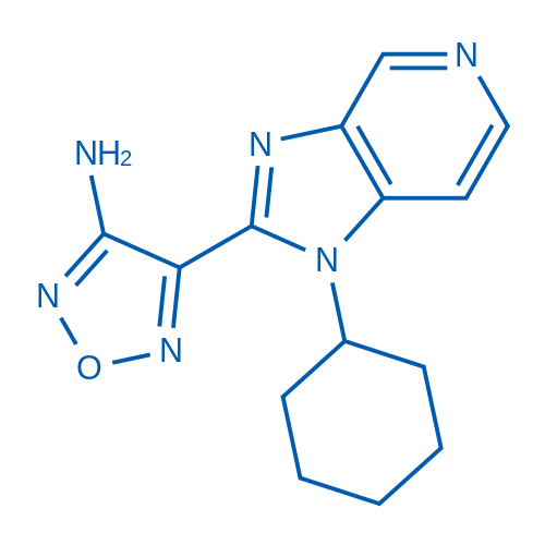 4-(1-Cyclohexyl-1H-imidazo[4,5-c]pyridin-2-yl)-1,2,5-oxadiazol-3-amine