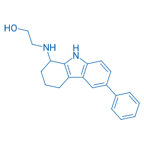 2-((6-Phenyl-2,3,4,9-tetrahydro-1H-carbazol-1-yl)amino)ethan-1-ol