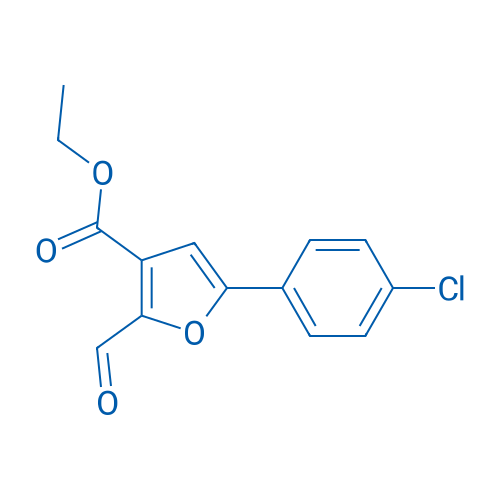Ethyl 5-(4-chlorophenyl)-2-formylfuran-3-carboxylate