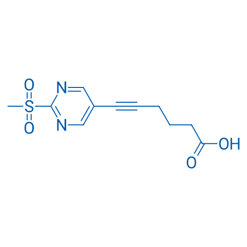 6-(2-(Methylsulfonyl)pyrimidin-5-yl)hex-5-ynoic acid