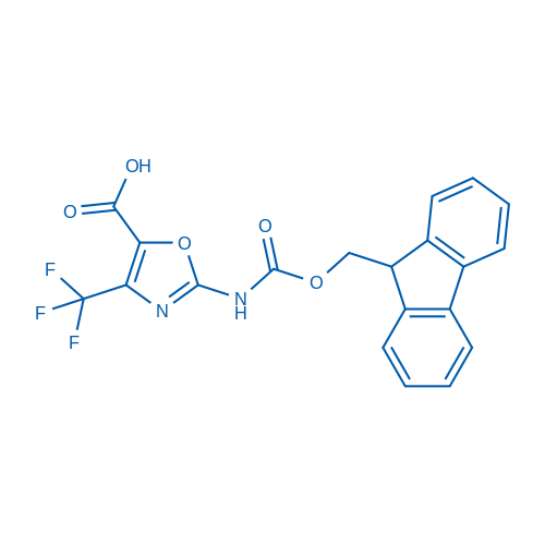 2-((((9H-Fluoren-9-yl)methoxy)carbonyl)amino)-4-(trifluoromethyl)oxazole-5-carboxylic acid