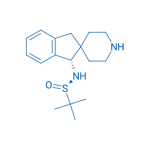(R)-N-((S)-1,3-Dihydrospiro[indene-2,4'-piperidin]-1-yl)-2-methylpropane-2-sulfinamide