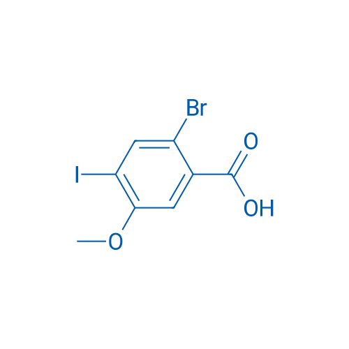 2-Bromo-4-iodo-5-methoxybenzoic acid
