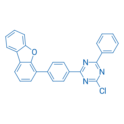 2-Chloro-4-(4-(dibenzo[b,d]furan-4-yl)phenyl)-6-phenyl-1,3,5-triazine