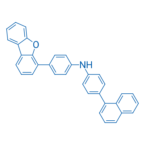 4-(Dibenzo[b,d]furan-4-yl)-N-(4-(naphthalen-1-yl)phenyl)aniline