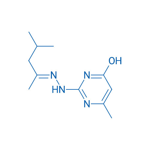 6-Methyl-2-(2-(4-methylpentan-2-ylidene)hydrazinyl)pyrimidin-4-ol
