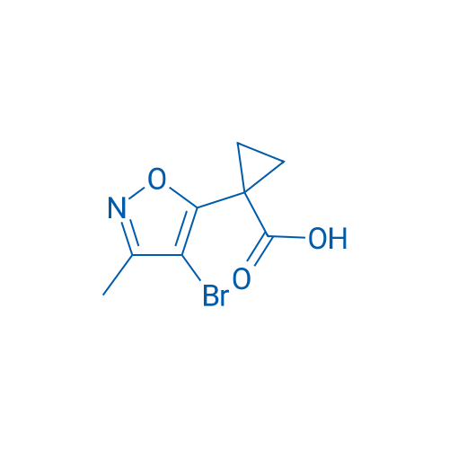 1-(4-Bromo-3-methylisoxazol-5-yl)cyclopropane-1-carboxylic acid