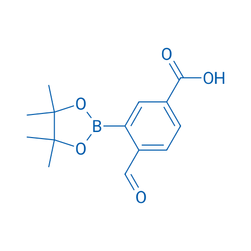 4-Formyl-3-(4,4,5,5-tetramethyl-1,3,2-dioxaborolan-2-yl)benzoic acid