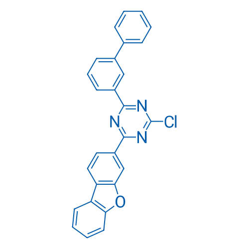 2-([1,1'-Biphenyl]-3-yl)-4-chloro-6-(dibenzo[b,d]furan-3-yl)-1,3,5-triazine