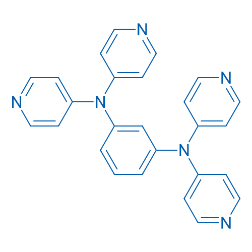 N1,N1,N3,N3-Tetra(pyridin-4-yl)benzene-1,3-diamine