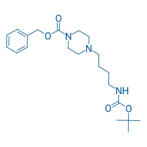 Benzyl 4-(4-((tert-butoxycarbonyl)amino)butyl)piperazine-1-carboxylate