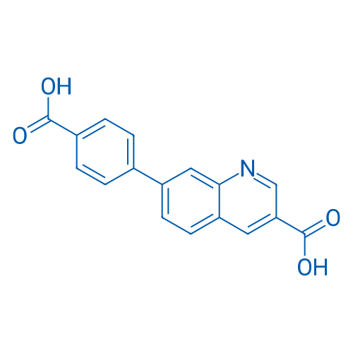 7-(4-Carboxyphenyl)quinoline-3-carboxylic acid