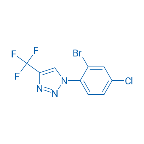 1-(2-Bromo-4-chlorophenyl)-4-(trifluoromethyl)-1H-1,2,3-triazole