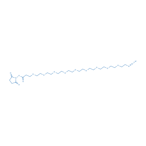 2,5-Dioxopyrrolidin-1-yl 1-azido-3,6,9,12,15,18,21,24,27-nonaoxatriacontan-30-oate