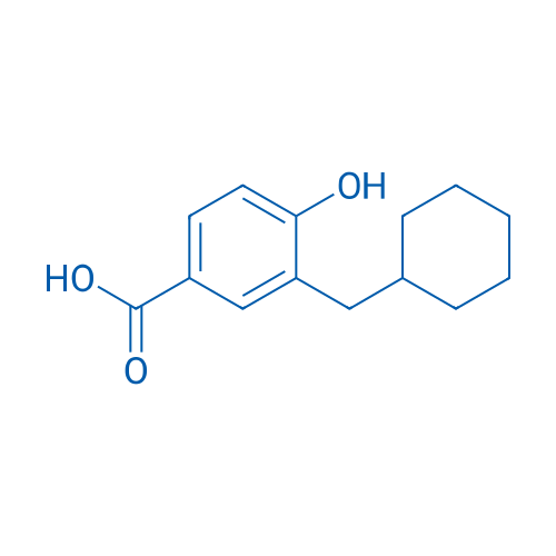 1243458-35-6|3-(Cyclohexylmethyl)-4-hydroxybenzoic acid|BLD