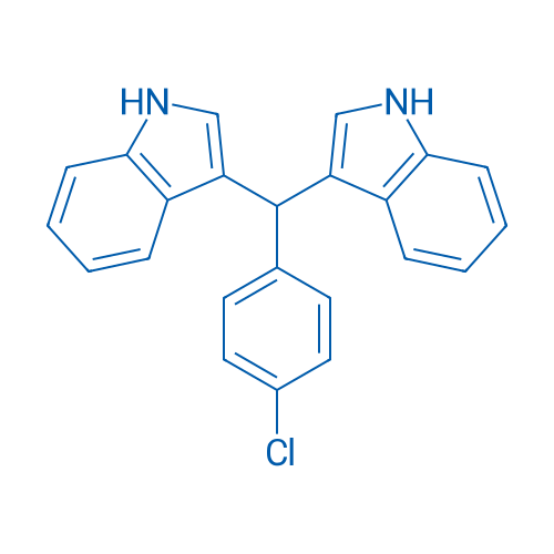 3,3'-((4-Chlorophenyl)methylene)bis(1H-indole)