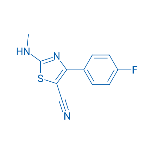 4-(4-Fluorophenyl)-2-(methylamino)thiazole-5-carbonitrile