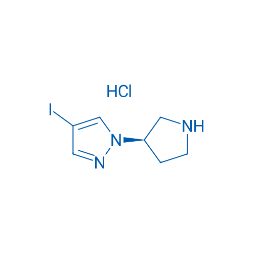 (R)-4-Iodo-1-(pyrrolidin-3-yl)-1H-pyrazole hydrochloride