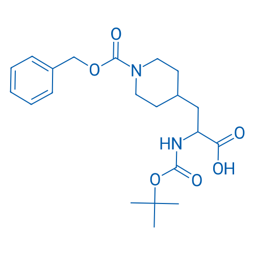 3-(1-((Benzyloxy)carbonyl)piperidin-4-yl)-2-((tert-butoxycarbonyl)amino)propanoic acid