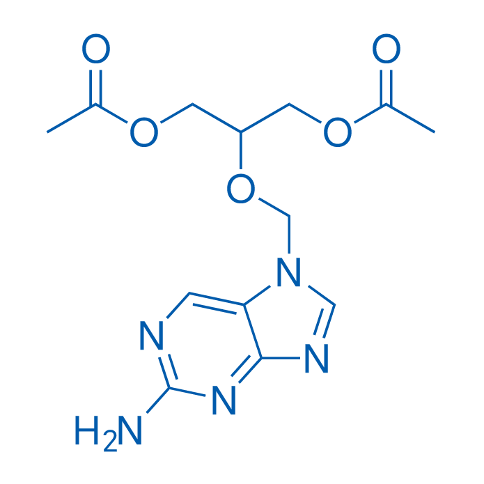 2-((2-Amino-7H-purin-7-yl)methoxy)propane-1,3-diyl diacetate