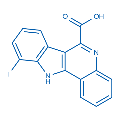 10-Iodo-11H-indolo[3,2-c]quinoline-6-carboxylic acid
