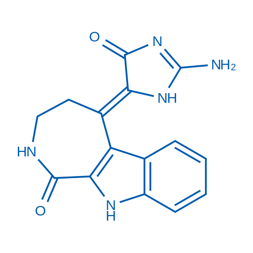 (Z)-5-(2-Amino-5-oxo-3,5-dihydro-4H-imidazol-4-ylidene)-3,4,5,10-tetrahydroazepino[3,4-b]indol-1(2H)-one