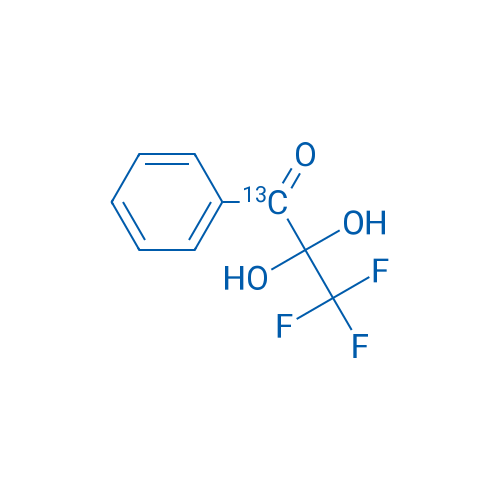 3,3,3-trifluoro-2,2-dihydroxy-1-phenylpropan-1-one-1-13C