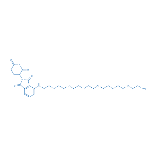 4-((20-Amino-3,6,9,12,15,18-hexaoxaicosyl)amino)-2-(2,6-dioxopiperidin-3-yl)isoindoline-1,3-dione