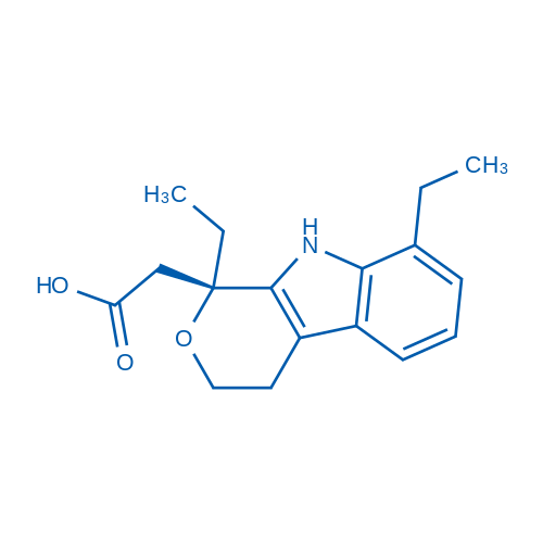 (S)-2-(1,8-Diethyl-1,3,4,9-tetrahydropyrano[3,4-b]indol-1-yl)acetic acid