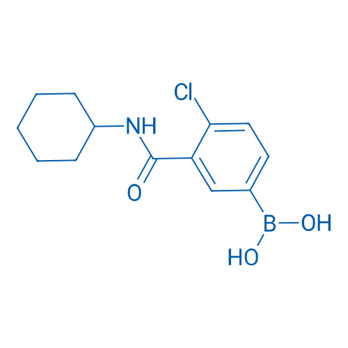 (4-Chloro-3-(cyclohexylcarbamoyl)phenyl)boronic acid