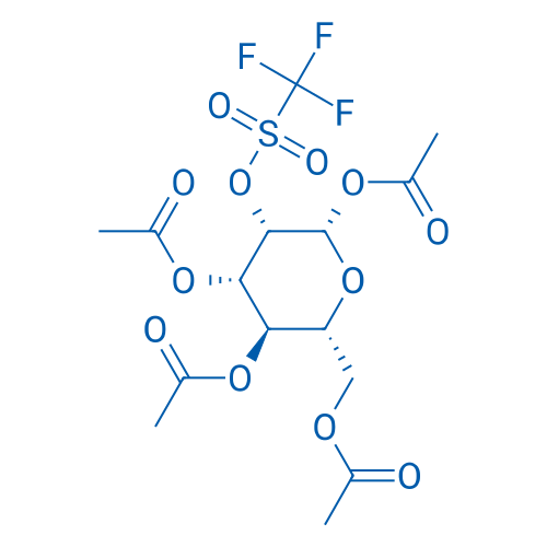 (2S,3S,4S,5R,6R)-6-(Acetoxymethyl)-3-(((trifluoromethyl)sulfonyl)oxy)tetrahydro-2H-pyran-2,4,5-triyl triacetate