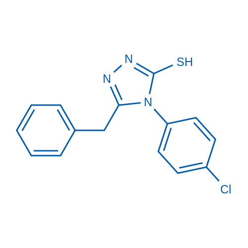 5-Benzyl-4-(4-chlorophenyl)-4H-1,2,4-triazole-3-thiol