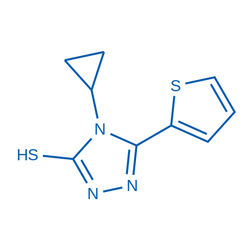 4-Cyclopropyl-5-(thiophen-2-yl)-4H-1,2,4-triazole-3-thiol