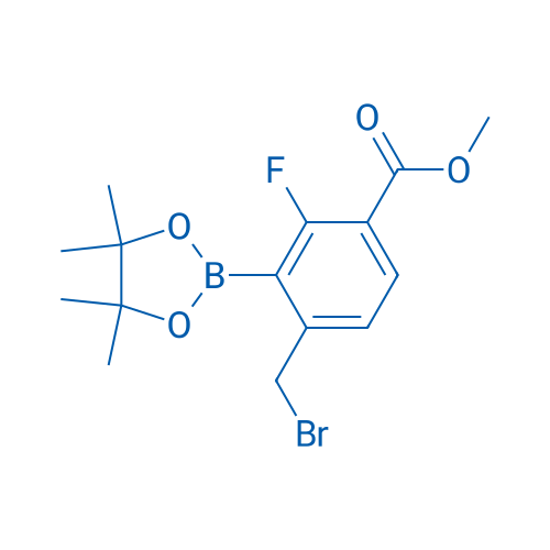 Methyl 4-(bromomethyl)-2-fluoro-3-(4,4,5,5-tetramethyl-1,3,2-dioxaborolan-2-yl)benzoate