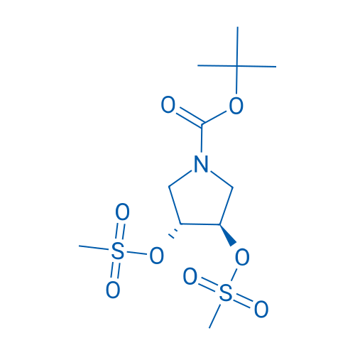 (3R,4R)-tert-Butyl 3,4-bis((methylsulfonyl)oxy)pyrrolidine-1-carboxylate