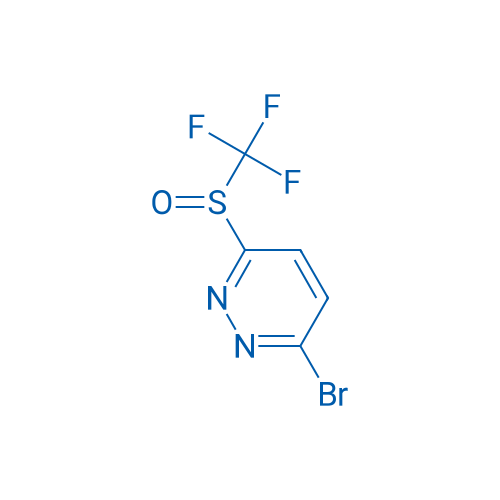 3-Bromo-6-((trifluoromethyl)sulfinyl)pyridazine