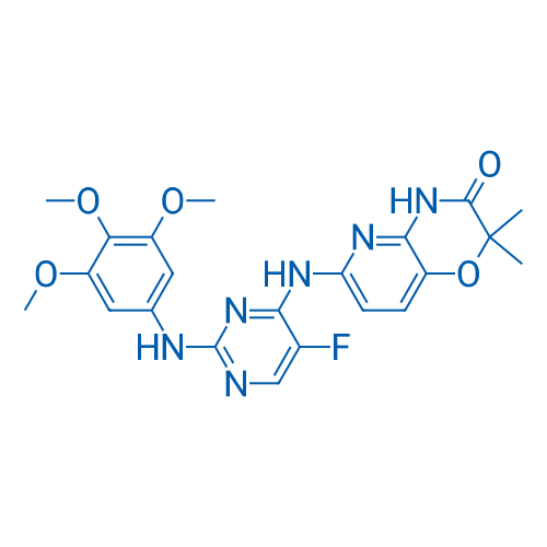 6-[5-Fluoro-2-(3,4,5-trimethoxyphenylamino)pyrimidin-4-ylamino]-2,2-dimethyl-4H-pyrido[3,2-b][1,4]oxazin-3-one