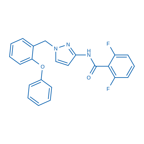 2,6-Difluoro-N-(1-(2-phenoxybenzyl)-1H-pyrazol-3-yl)benzamide
