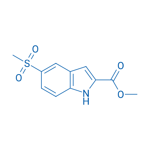 Methyl 5-(methylsulfonyl)-1H-indole-2-carboxylate