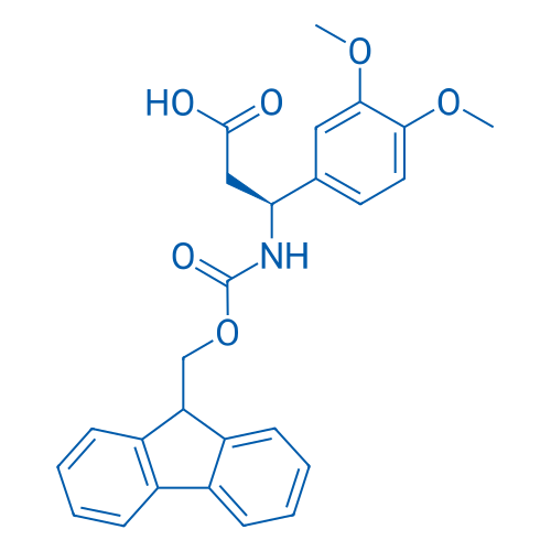 (S)-3-((((9H-Fluoren-9-yl)methoxy)carbonyl)amino)-3-(3,4-dimethoxyphenyl)propanoic acid