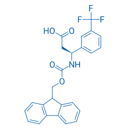 (S)-3-((((9H-Fluoren-9-yl)methoxy)carbonyl)amino)-3-(3-(trifluoromethyl)phenyl)propanoic acid