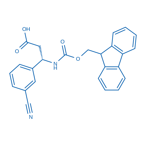 (S)-3-((((9H-Fluoren-9-yl)methoxy)carbonyl)amino)-3-(3-cyanophenyl)propanoic acid